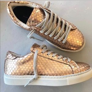 Rose Gold Steve Madden Sneakers